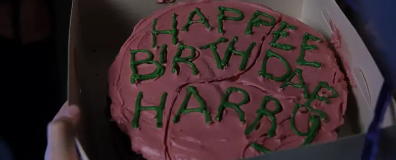 Hagrid, torta per Harry