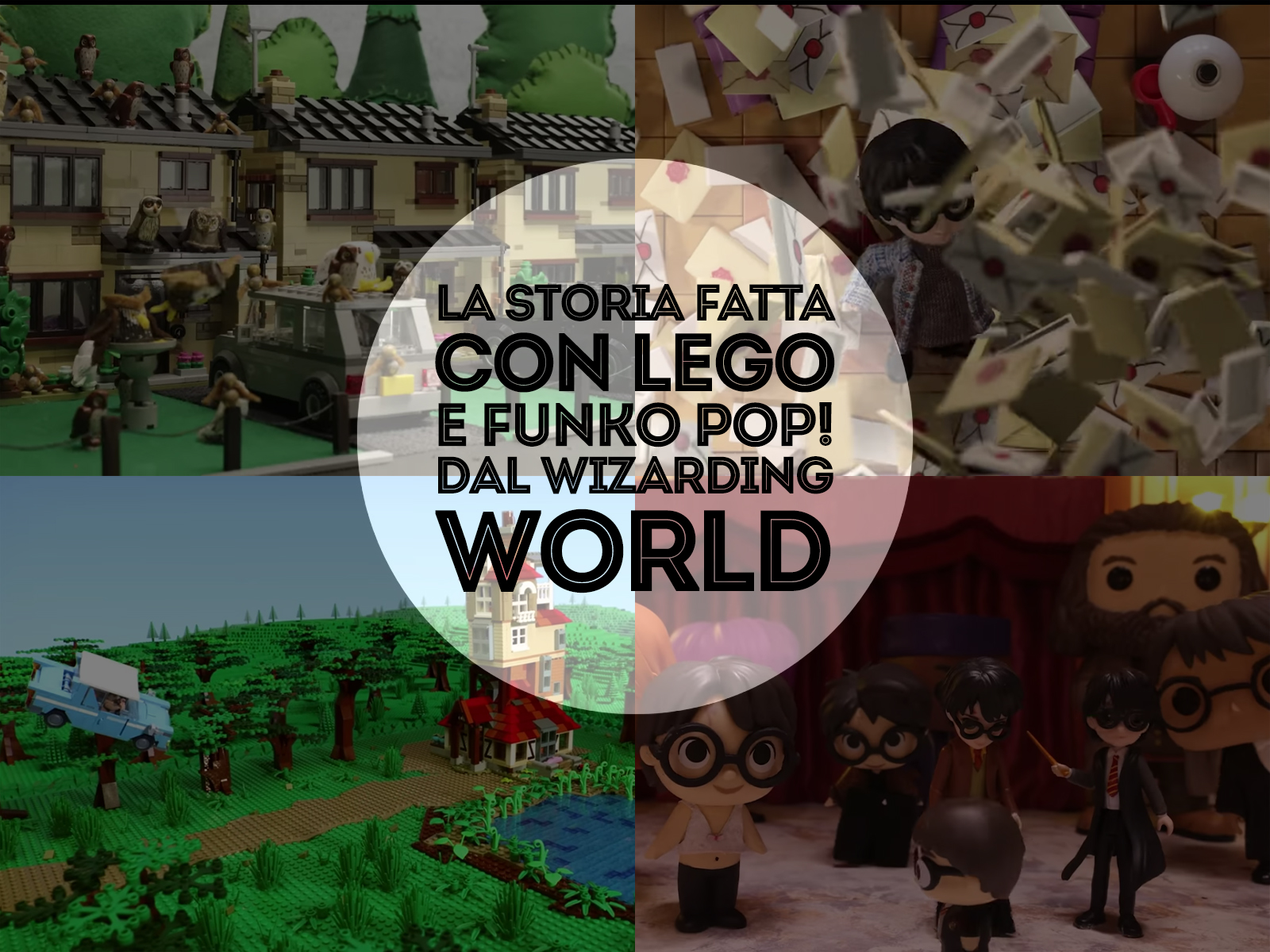 La storia fatta con Lego e Funko Pop! dal Wizarding World