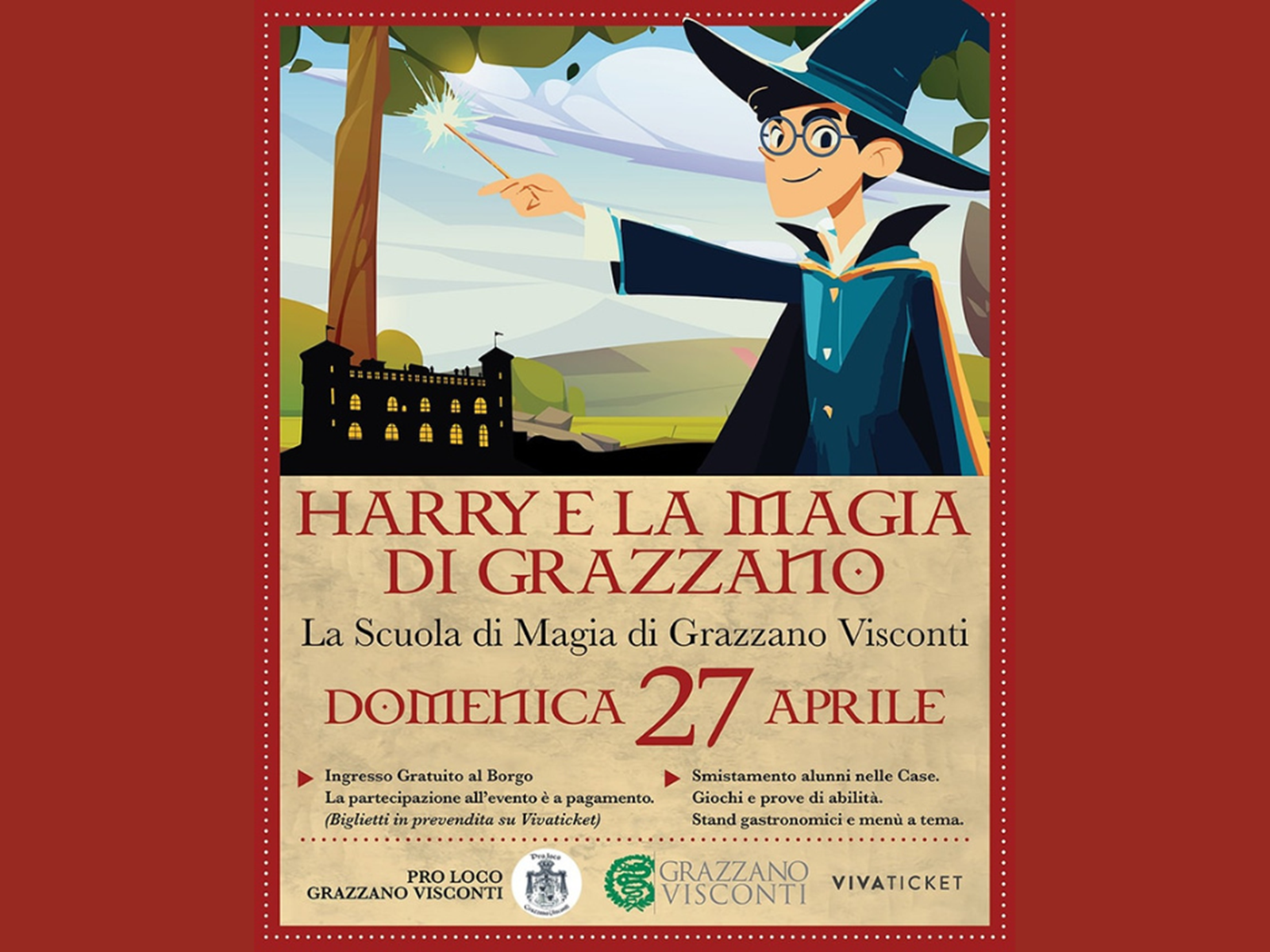 La scuola di magia di Grazzano riapre ad aprile