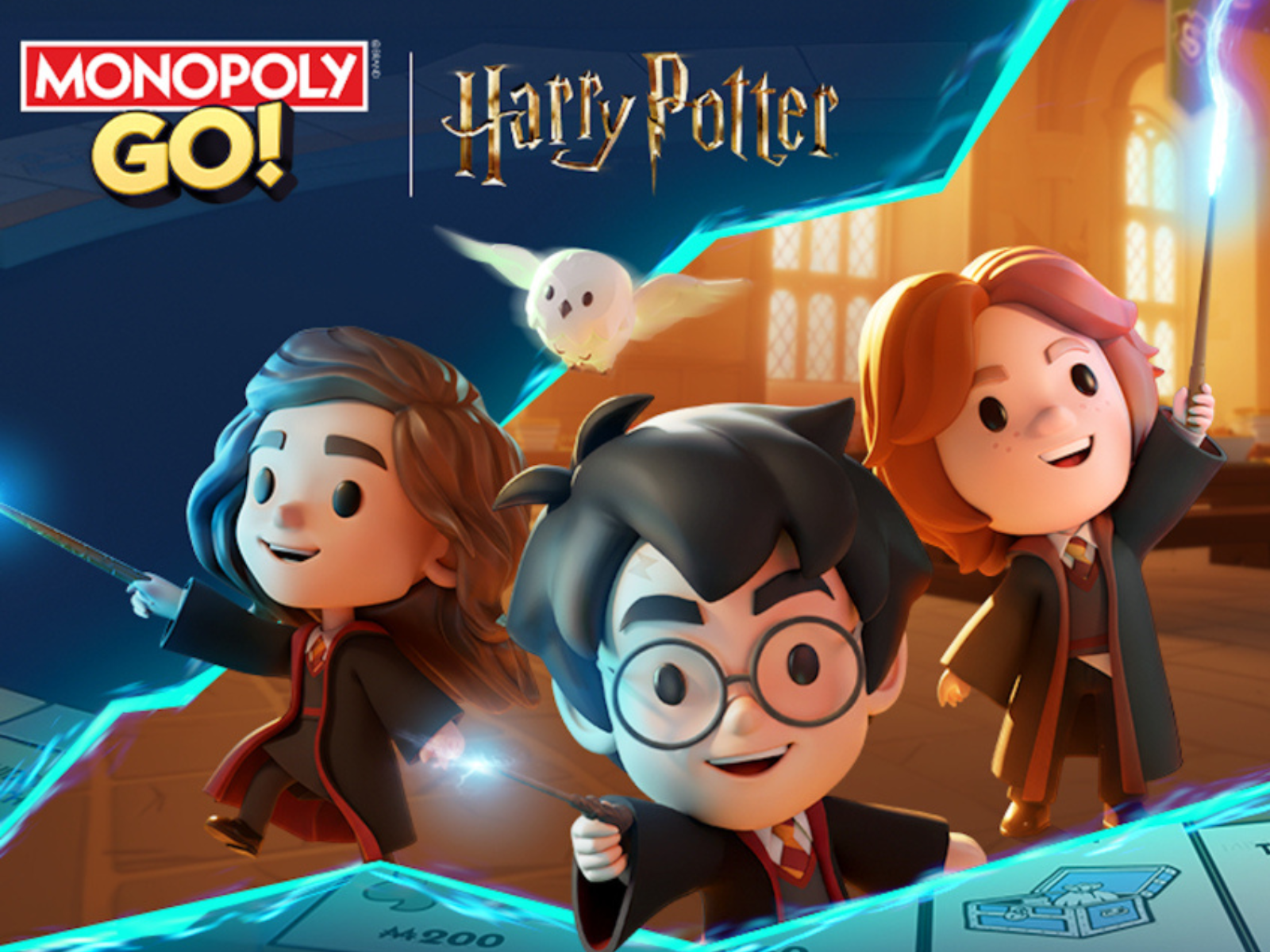 Monopoly GO! e Harry Potter, ecco la collaborazione